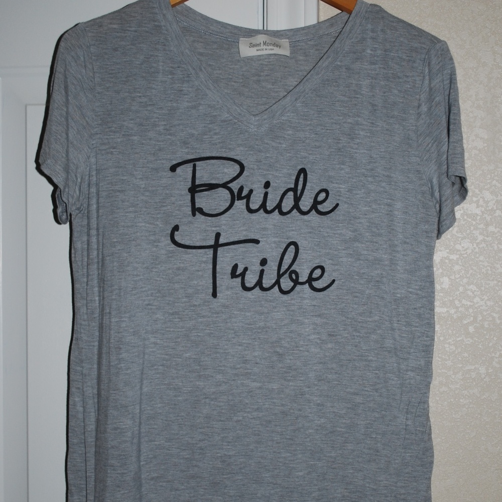 Saint Monday Bride Tribe Grey T Shirt Sz XL